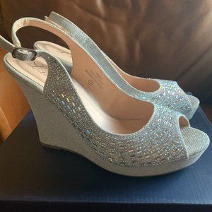 L. Lorraine Faux Diamond Sandals